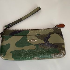 Coach Camouflage Wristlet